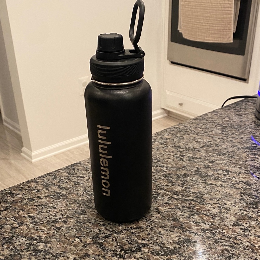 Lululemon Black Water Bottle